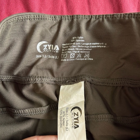 ZYIA Ascend Joggers Olive Green Sz Large - Picture 5 of 12